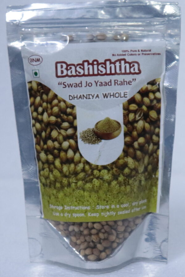 DHANIA WHOLE 1 BASHISTHA DHANIYA ( CORIANDER ) WHOLE - 50 g